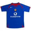 Manchester United 2005-06 Fodboldtrøje Udebane Retro