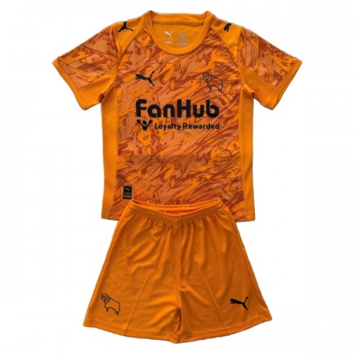 Børn - Derby County Fodboldtrøje Målmand 2025-26 Orange Børn - Derby County Fodboldtrøje Målmand 2025-26 Orange