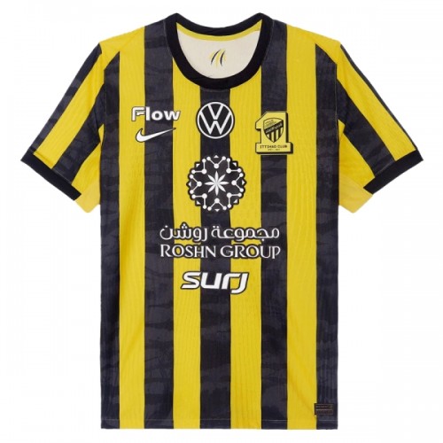 Al Ittihad Fodboldtrøje Hjemmebane 2025-26 Al Ittihad Fodboldtrøje Hjemmebane 2025-26