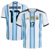 Argentina Garnacho 17 Fodboldtrøje Hjemmebane VM 2026