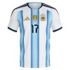 Argentina Garnacho 17 Fodboldtrøje Hjemmebane VM 2026