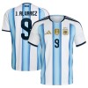 Argentina J. Alvarez 9 Fodboldtrøje Hjemmebane VM 2026 Argentina J. Alvarez 9 Fodboldtrøje Hjemmebane VM 2026