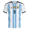 Argentina J. Alvarez 9 Fodboldtrøje Hjemmebane VM 2026