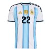 Argentina Lautaro Martinez 22 Fodboldtrøje Hjemmebane VM 2026