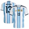 Argentina Romero 13 Fodboldtrøje Hjemmebane VM 2026 Argentina Romero 13 Fodboldtrøje Hjemmebane VM 2026
