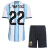 Børn - Argentina Lautaro Martinez 22 Fodboldtrøje Hjemmebane VM 2026
