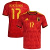 Belgien De Ketelaere 17 Fodboldtrøje Hjemmebane VM 2026