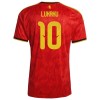 Børn - Belgien Lukaku 10 Fodboldtrøje Hjemmebane VM 2026