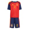 Børn - Spanien Carvajal 2 Fodboldtrøje Hjemmebane VM 2026