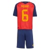 Børn - Spanien Merino 6 Fodboldtrøje Hjemmebane VM 2026 Børn - Spanien Merino 6 Fodboldtrøje Hjemmebane VM 2026