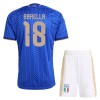 Børn - Italien Barella 18 Fodboldtrøje Hjemmebane VM 2026 Børn - Italien Barella 18 Fodboldtrøje Hjemmebane VM 2026