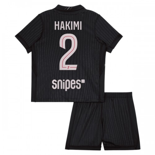 Børn - Paris Saint-Germain Hakimi 2 Fodboldtrøje Fjerde Jordan 2025-26 Børn - Paris Saint-Germain Hakimi 2 Fodboldtrøje Fjerde Jordan 2025-26