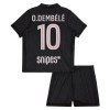 Børn - Paris Saint-Germain O. Dembele 10 Fodboldtrøje Fjerde Jordan 2025-26 Børn - Paris Saint-Germain O. Dembele 10 Fodboldtrøje Fjerde Jordan 2025-26