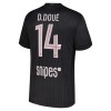 Paris Saint-Germain D. Doue 14 Fodboldtrøje Fjerde Jordan 2025-26