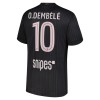 Paris Saint-Germain O. Dembele 10 Fodboldtrøje Fjerde Jordan 2025-26