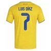 Colombia Luis Diaz 7 Fodboldtrøje Hjemmebane VM 2026