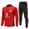 AC Milan Trænings Sweatshirt 2025-26 Kvart zip Rød