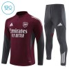 Børn - Arsenal Trænings Sweatshirt 2025-26 Kvart zip Rød
