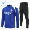 Børn - Chelsea Trænings Sweatshirt 2025-26 Kvart zip Blå Børn - Chelsea Trænings Sweatshirt 2025-26 Kvart zip Blå