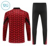 Børn - Feyenoord Rotterdam Rotterdam Trænings Sweatshirt 2025-26 Kvart zip Rød