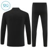 Børn - Real Madrid Trænings Sweatshirt 2025-26 Kvart zip Sort