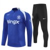 Chelsea Trænings Sweatshirt 2025-26 Kvart zip Blå