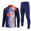 FC Barcelona Trænings Sweatshirt 2025-26 Kvart zip Blå