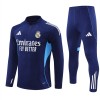 Real Madrid Navy Version Trænings Sweatshirt 2025-26 Kvart zip