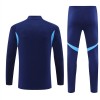 Real Madrid Navy Version Trænings Sweatshirt 2025-26 Kvart zip