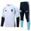 Argentina Trænings Sweatshirt 2026-27 Kvart zip Hvid