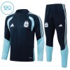 Børn - Argentina Navy Version Trænings Sweatshirt 2026-27 Kvart zip