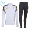 Børn - Real Madrid Trænings Sweatshirt 2026-27 Kvart zip Hvid Børn - Real Madrid Trænings Sweatshirt 2026-27 Kvart zip Hvid