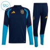 Børn - Spanien Navy Version Trænings Sweatshirt 2026-27 Kvart zip