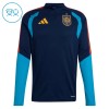Børn - Spanien Navy Version Trænings Sweatshirt 2026-27 Kvart zip