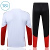 Børn - Tyskland Trænings Sweatshirt 2026-27 Kvart zip Hvid