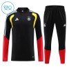 Børn - Tyskland Trænings Sweatshirt 2026-27 Kvart zip Sort