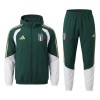Italien Trænings jacke Hoodie 2026-27 Grøn Italien Trænings jacke Hoodie 2026-27 Grøn