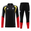 Tyskland Trænings Sweatshirt 2026-27 Kvart zip Sort Tyskland Trænings Sweatshirt 2026-27 Kvart zip Sort