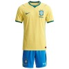 Børn - Brasilien Fodboldtrøje Hjemmebane VM 2026 Børn - Brasilien Fodboldtrøje Hjemmebane VM 2026