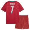 Børn - Portugal Ronaldo 7 Fodboldtrøje Hjemmebane VM 2026