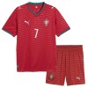 Børn - Portugal Ronaldo 7 Fodboldtrøje Hjemmebane VM 2026