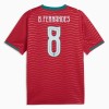Portugal B. Fernandes 8 Fodboldtrøje Hjemmebane VM 2026