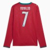 Portugal Ronaldo 7 Fodboldtrøje Hjemmebane VM 2026 Langærmet