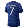 Børn - Frankrig O. Dembele 7 Fodboldtrøje Hjemmebane VM 2026