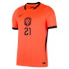 Børn - Holland F. De Jong 21 Fodboldtrøje Hjemmebane VM 2026