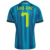 Colombia Luis Diaz 7 Fodboldtrøje Udebane VM 2026