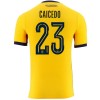 Ecuador Caicedo 23 Fodboldtrøje Hjemmebane VM 2026 Ecuador Caicedo 23 Fodboldtrøje Hjemmebane VM 2026
