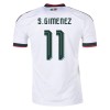 Mexico S.Gimenez 11 Fodboldtrøje Udebane VM 2026