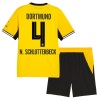 Børn - Borussia Dortmund N. Schlotterbeck 4 Fodboldtrøje Hjemmebane 2026-27 Børn - Borussia Dortmund N. Schlotterbeck 4 Fodboldtrøje Hjemmebane 2026-27