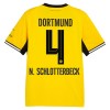 Borussia Dortmund N. Schlotterbeck 4 Fodboldtrøje Hjemmebane 2026-27